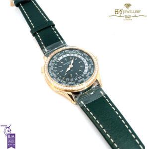 Patek Philippe World Time Rose Gold Diamond Bezel {DISCONTINUED} - ref 7130R-014-17652