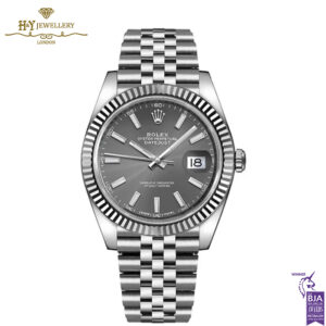 Rolex Datejust Gray Dial Stainless Steel & White Gold - ref M126334-0014-0