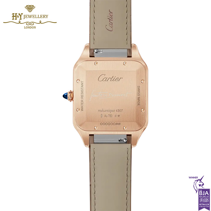 Cartier Santos-Dumont Watch Rose Gold - ref CRWGSA0112-17815