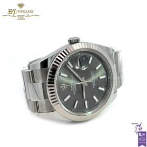 Rolex Datejust Slate Grey Dial Stainless Steel & White Gold - ref M126334-0013-17833