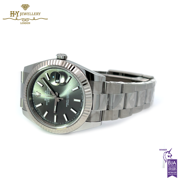 Rolex Datejust Slate Grey Dial Stainless Steel & White Gold - ref M126334-0013-17834