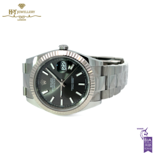 Rolex Datejust Slate Grey Dial Stainless Steel & White Gold - ref M126334-0013-17835