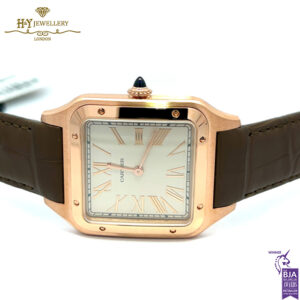 Cartier Santos-Dumont Watch Rose Gold - ref CRWGSA0112-17859