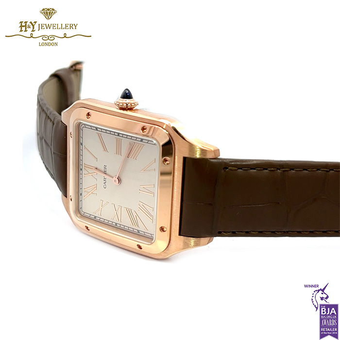 Cartier Santos-Dumont Watch Rose Gold - ref CRWGSA0112-17861
