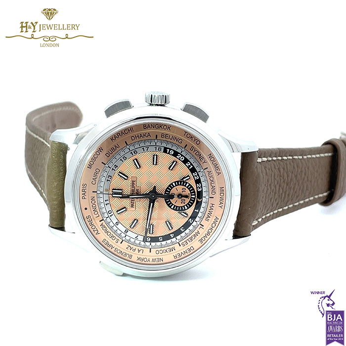 Patek Philippe Complications World Time Flyback Chronograph Steel - ref 5935A-001-18194