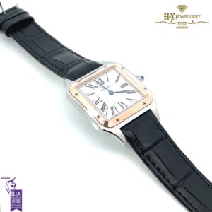 Cartier Santos-Dumont Watch Steel & Rose Gold - ref W2SA0037-18245