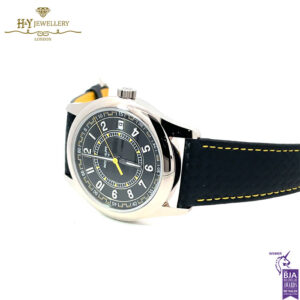 Patek Philippe Calatrava Black Date Ebony Black Dial White Gold - ref 6007G-001-18187